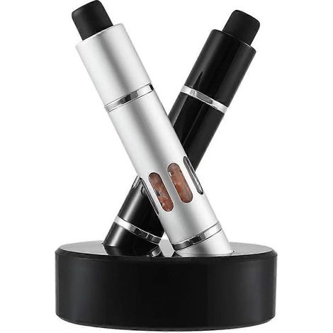 Practical thumb pression button moulin à poivre aluminum alloy outil sel sea spices external broyage spring acier mill (1/5)