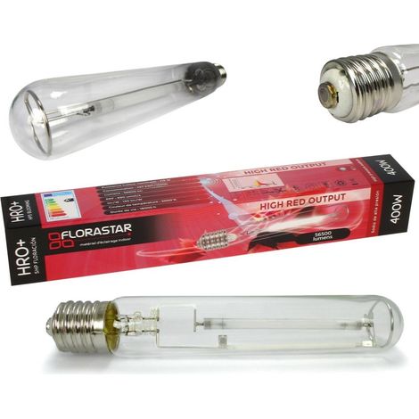 Ampoule HPS 400W HRO Floraison - FLORASTAR (1/3)