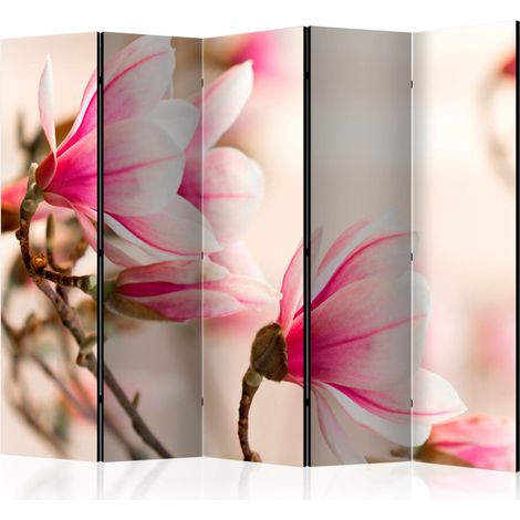 Paravent 5 Volets "Branch of Magnolia Tree" 172x225cm (1/2)