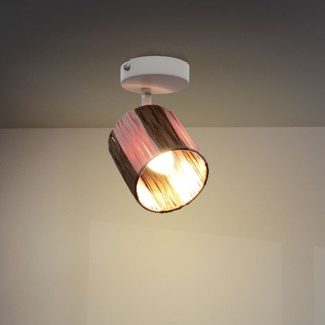 IluminaShop - Lampara de Techo Serie Camp 1 Focos E14 IP20 (1/3)
