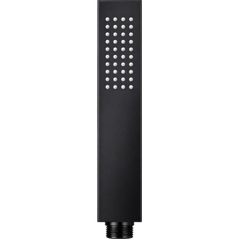 Doccetta in ABS Nero Opaca Modello Slim Quadra 1/2 1 Getto AER