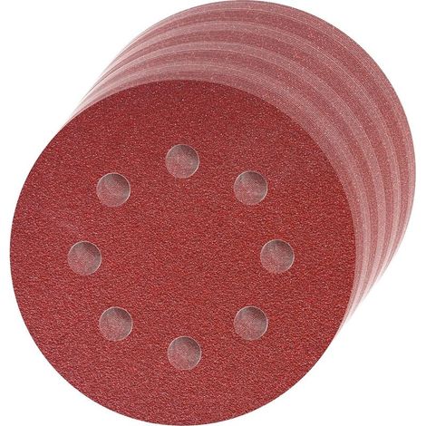 Sanding Discs 125mm Mixed Grit 80/120/180/240/320/400/800/1000/1500/2000 Sandpaper 100pcs 8 Hole Sanding Disc for Random Orbital Sander (1/5)