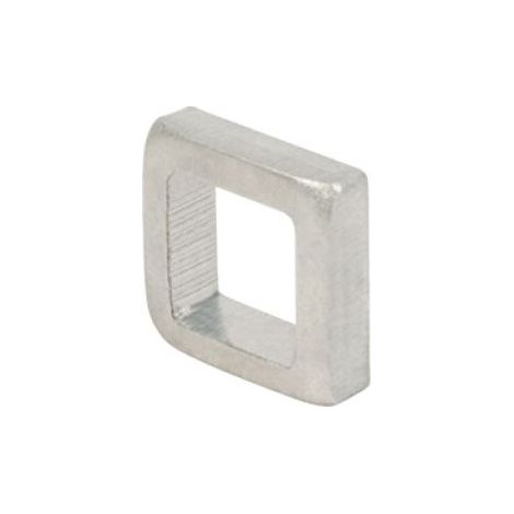 Locinox – Bloc carré en aluminium pour sécuriser poignées – Lot de 2 – Pour serrures en appliques – Résistant aux intempéries (1/2)