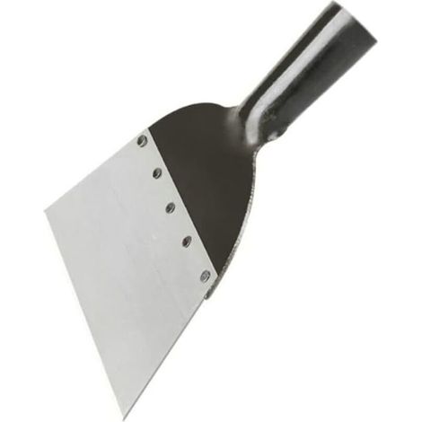 Pelle plate multifonction en acier pour le nettoyage de jardin - Pelle à glace - Outil de désherbage - Plantation - Outil de désherbage (21 x 25,5 x 3,4 cm) (1/5)