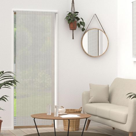 Voilage Porte-fenêtre 70x200 cm Bella Argent (1/2)