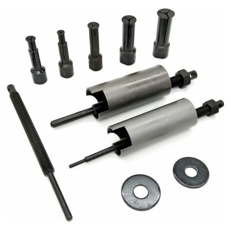 GABRIELLE Universeller Motorrad-Innenlager-Abzieher-Satz 9–23 mm, 8-teiliges Lager-Abzieher-Set, Kupplungswerkzeug, interner Gleithammer-Entfernungssatz für alle Motorräder (1/5)