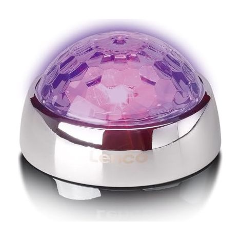 Stabilisateur de disque vinyle avec lumiere led argente 250 g