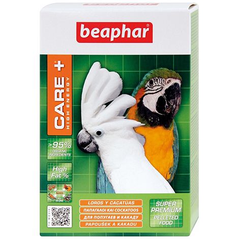 Beaphar Care+ Loros und Kakatuas -Lebensmittel in Pellets, 1 kg
