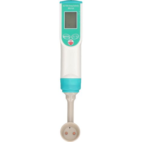 Stylo numérique de mesure de salinité, testeur de qualité d'eau avec cuillère, sonde TDS EC et température, pour eau de mer (1/5)