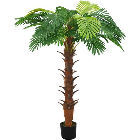 Palmier Cycas artificiel avec pot 160 cm Vert CFW531534 (1/5)