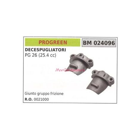 Accouplement de l'embrayage de la débroussailleuse PROGREEN PG 26 024096