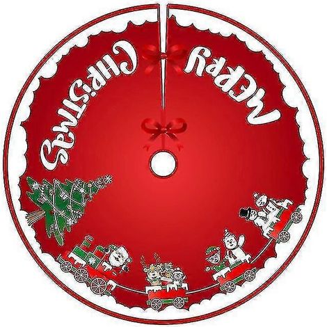 Jupe de sapin de Noël, décorations de Noël, décoration de base de sapin de Noël, tablier de sapin de Noël NIUNIU (1/5)
