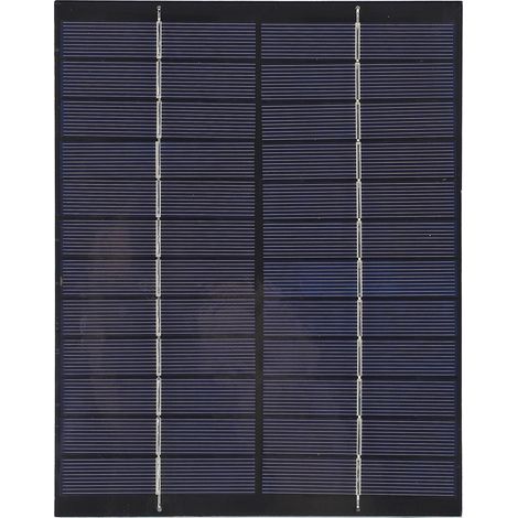 Panneau solaire 5.2W 12V mini polycristallin pour système DIY - Sortie DC 5521 (1/5)