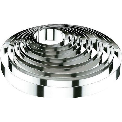 Cercle à Mousse Inox Rond Moulage Précis Inox - Lacor France
