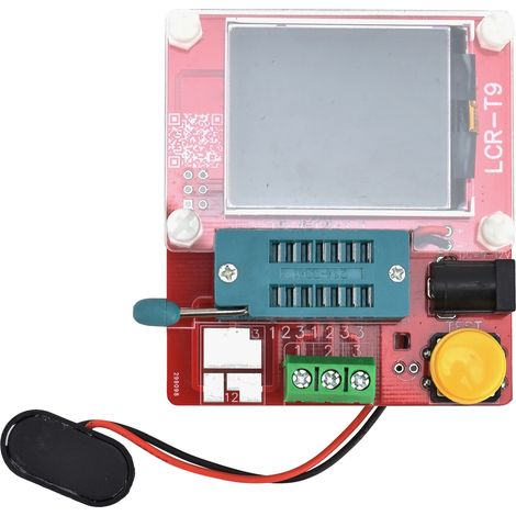 Module testeur de transistors et diodes, écran TFT graphique, composants de contrôle industriel, alimentation 9‑12V DC (1/5)