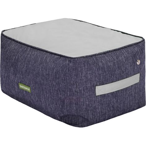 Gardenista - Poggiapiedi a sacco da esterno, poggiapiedi rettangolare resistente all'acqua per giardino, pouf a sacco protetto dai raggi UV, comodo poggiapiedi a sacco - Nebbia (1/5)