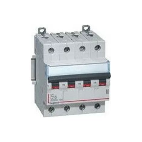 Legrand 407898 Circuit breaker DX≥ 6000 -VIS/VIS- 4P- 400V-16A-10KA-COURBEC-D…PART-Peigne HX≥ TRAD 4P