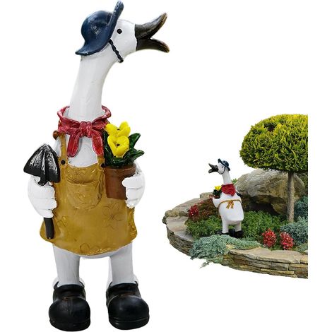 Gartenstatuen aus Harz lustig realistisch niedlich