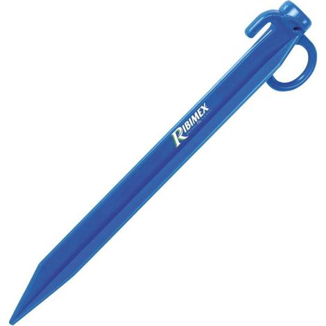 Piquet à illet pour Bâche Lot de 4 - 25 cm - Acier - Résistant et Durable - D-Work