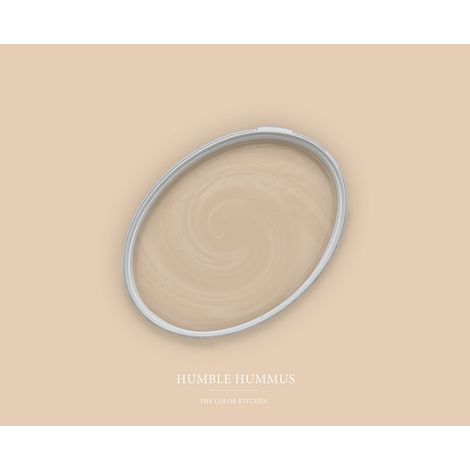 Wandfarbe Beige matt  The Color Kitchen Humble Hummus  Exklusive Innendispersion Hohe Deckkraft  2.5 Liter (1/5)