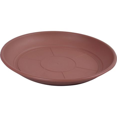 Maceta Mediterranea Circular de plástico para plantas y flores Drenaje incorporados