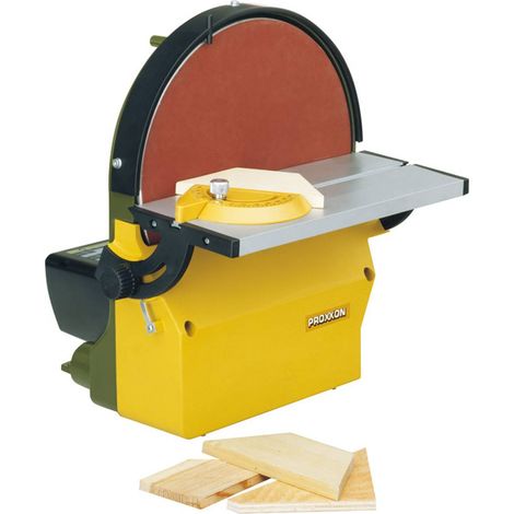 Ponceuse stationnaire Proxxon TSG 250/E – Plateau de ponçage Ø 250 mm – Vitesse réglable 250-750 m/min – Pour bois dur et métaux non ferreux
