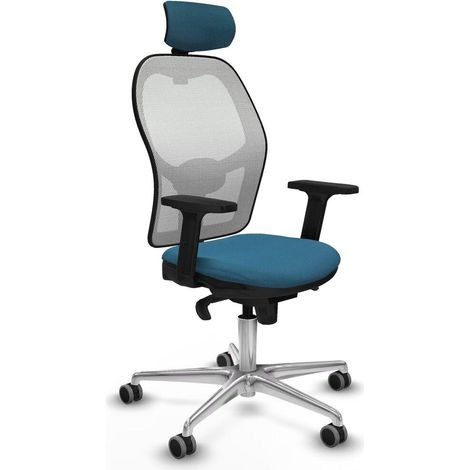 piqueras-y-crespo Chaise ergonomique moderne blanc (1/3)