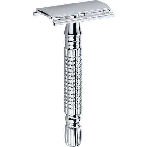 Rasoir de sécurité double tranchant pour hommes et femmes - Rasoir manuel classique traditionnel