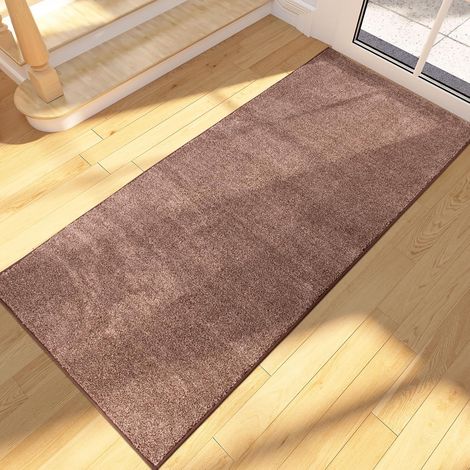 Paillasson Interieur 90 x 90 cm, Tapis d'Entrée Antidérapant et Lavable en Machine, Tapis de Sol Douces Absorbantes pour Chien, Entrée, Porte, Couloir, Passage et Cuisine