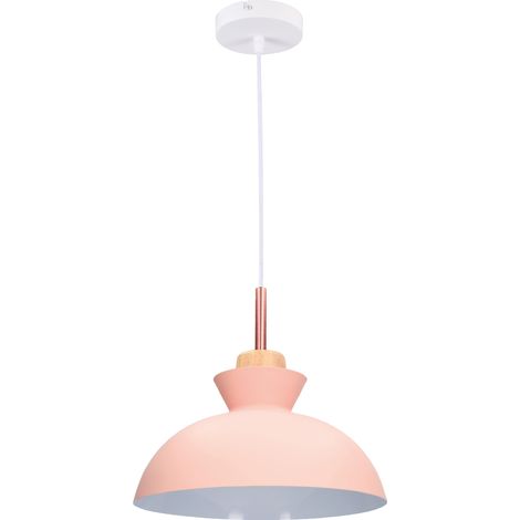 Deckenpendelleuchte der Sompara-Serie E27 Ø280mm Rosa (1/4)