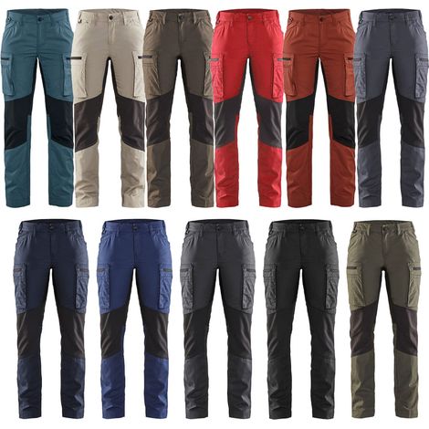 Blaklader 7159 Service Stretch pantalon de travail pour femme - XS - Gris foncé (1/5)