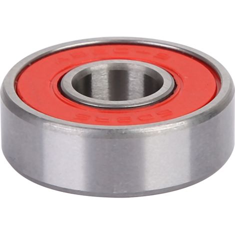 8 Roulements à Billes 608 pour Skateboard, Scooter et Roller - Kit de 8 Pièces Rouge (1/4)