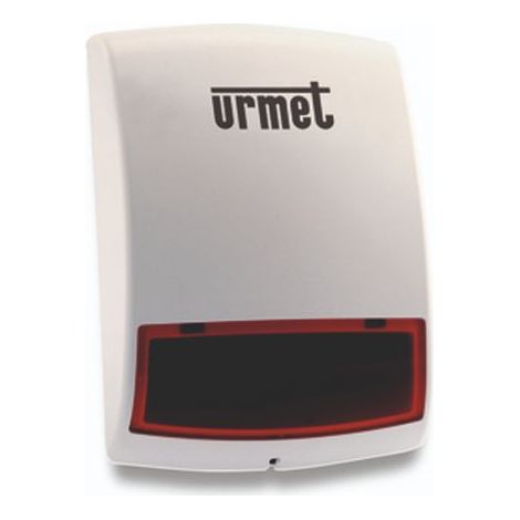 Urmet Sirena autoalimentata wireless da esterno con lampeggiante Zeno PRO - 1051/405