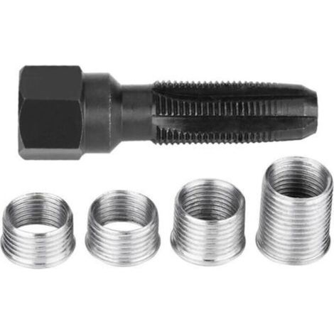 Kit de Réparation de Filetage de Bougie 5 pièces, pour Bougies d'Allumage de 14 mm (1/5)