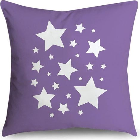 Taie D'oreiller - Coton Linen - Imprimé Floral Géométrique - Double Face - Pour Canapé Lit Chaise Voiture Intérieur Extérieur - 40x40 cm (1/5)