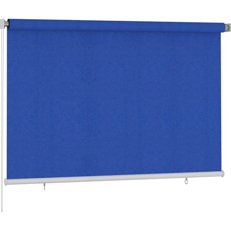 Tenda a rullo Tenda avvolgibile per Esterni 225(L)x140(A) cm Blu HDPE (1/3)