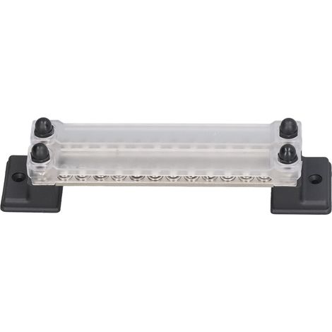 Barre omnibus à 24 bornes avec couvercle, borne OT 48 V 150 A, bloc de distribution d'alimentation à double rangée (1/5)
