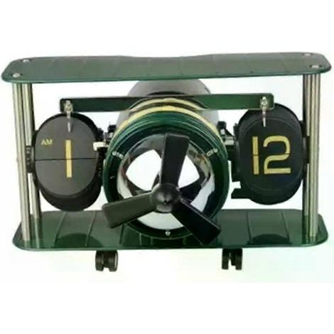 Horloge à écran, ornement, horloge à bascule automatique, design créatif, décoration tendance, horloge automatique à bascule, décoration intérieure, artisanat (1/5)