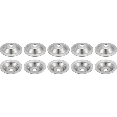 8 Pcs M8 Rondelles Inox 2x40mm Acier Inoxydable 304 Rondelle d'Arbre pour Meuleuse d'Établi, Polisseuse à Brosse Métallique, Argenté (1/5)