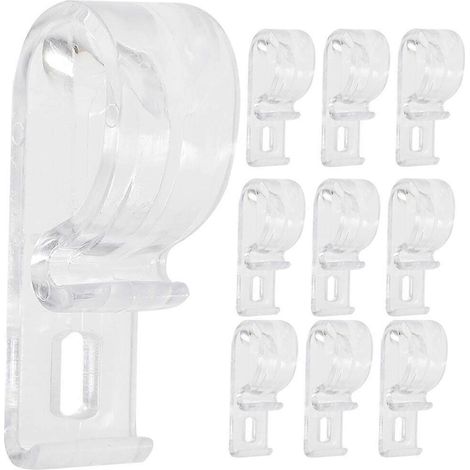 20 supports de chaînette de sécurité pour stores enrouleurs, guide-cordon, crochet de fixation, clip pour chaînette à billes (1/2)