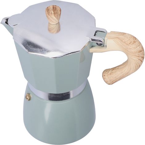 Cafetière Moka 300 ml, bleu-vert lac (1/5)