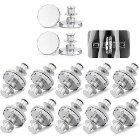 12 paires d'aimants puissants, adaptés aux ferme-portes à rideaux magnétiques pour la maison, le bureau, la chambre, aucun perçage requis, (20MM)