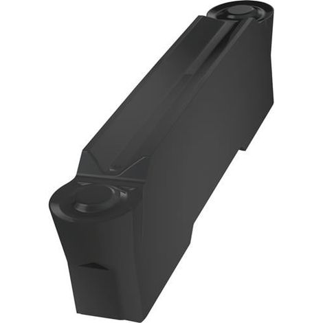 Wendeschneidplatte ISO GL4-D400MMO-MM:T7325 Breite 4mm MT-CVD beschicht. Schwarz (1/2)