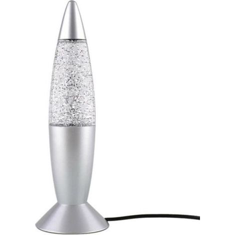 Lampe à lave à paillettes, brille de plusieurs couleurs différentes Argent (1/4)