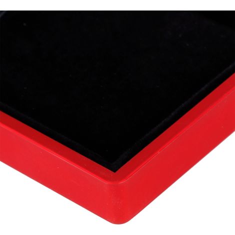 Présentoir à bijoux LED rouge pour pendentifs, colliers, boîtes cadeaux, étuis à bagues, accessoires de fiançailles et de mariage (1/5)