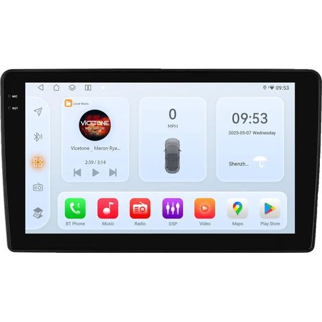 Système audio de voiture, interface à écran tactile, intégration smartphone, compatible avec Skoda Octavia Golf 5 6 Touran Passat B6 Polo Jetta, QS6 6G 64G (1/2)