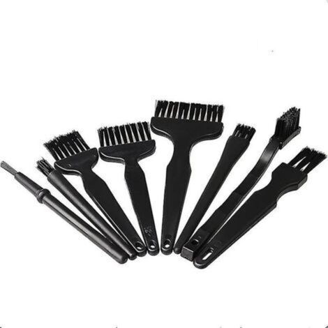 Kit de brosses antistatiques en nylon pour clavier 8 en 1, multifonctions, portables, avec manche en plastique (1/3)