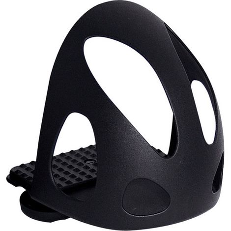 Gabbie in plastica per staffe colore nero con panca 10 cm