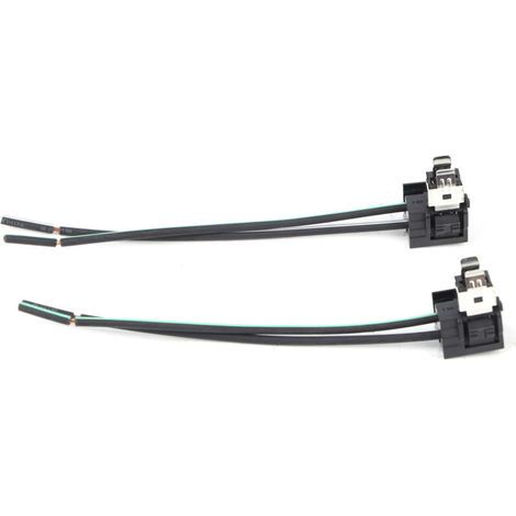 Presa per lampadina faro H1 – Confezione da 2 – Connettore cablaggio precablato 12V-24V – Materiali resistenti al calore (1/5)