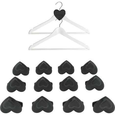 Set mit 12 dreieckigen Kleiderbügeln von Ruby Space mit Verbindungshaken, faltbarer multifunktionaler Kleiderschrank (1/5)